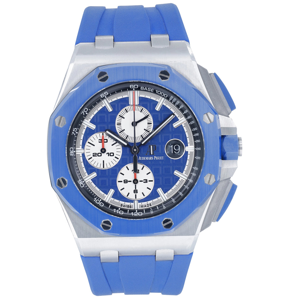Audemars Piguet Offshore Selfwinding Chronograph "Russian Flag" 26400SO.OO.A502CA.01 Blue Dial on Rubber Strap 2020