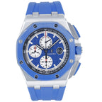 Audemars Piguet Offshore Selfwinding Chronograph "Russian Flag" 26400SO.OO.A502CA.01 Blue Dial on Rubber Strap 2020