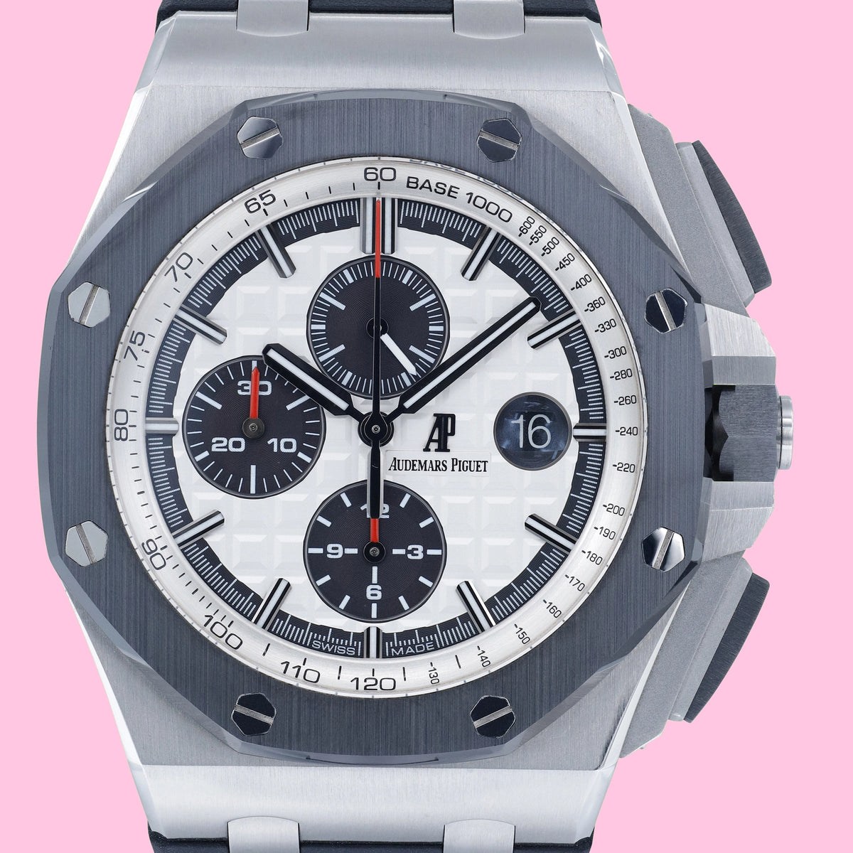 Audemars Piguet Royal Oak Offshore Chronograph 26400SO.OO.A002CA.01 Silver Dial on Rubber Strap 2020