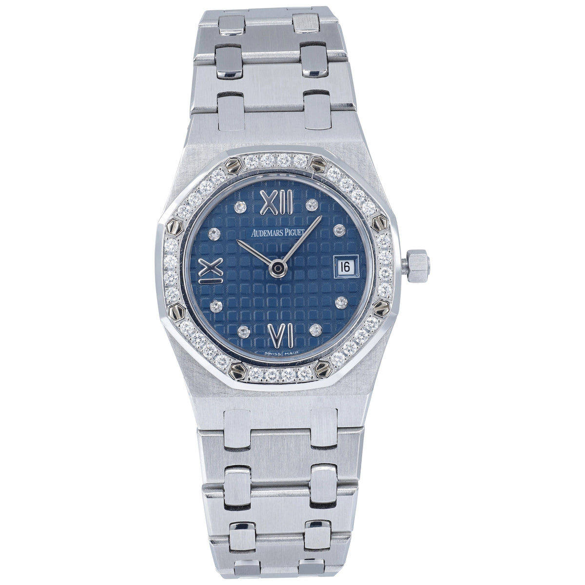 Audemars Piguet Royal Oak Lady 67365ST Blue Dial on Stainless steel 2019