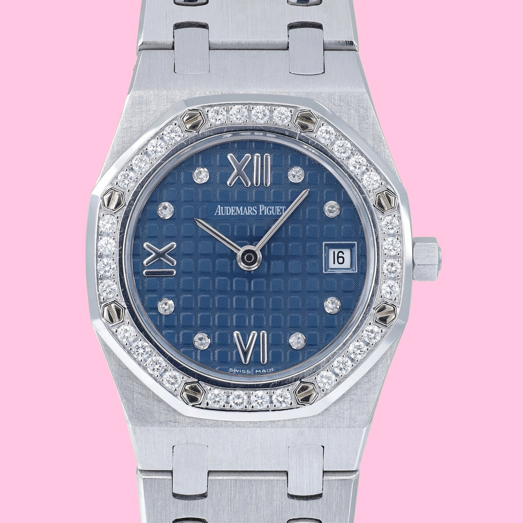 Audemars Piguet Royal Oak Lady 67365ST Blue Dial on Stainless steel 2019
