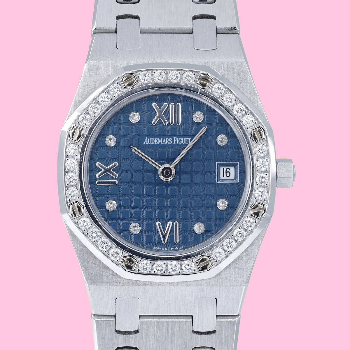 Audemars Piguet Royal Oak Lady 67365ST Blue Dial on Stainless steel 2019