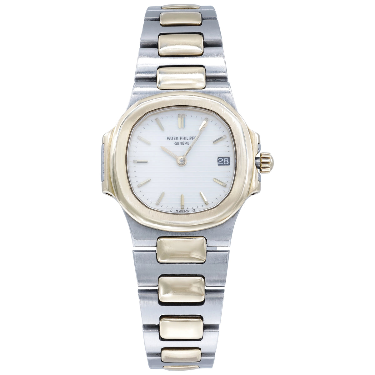Patek Philippe Nautilus 4700/1 White Dial on Stainless Steel & Yellow Gold