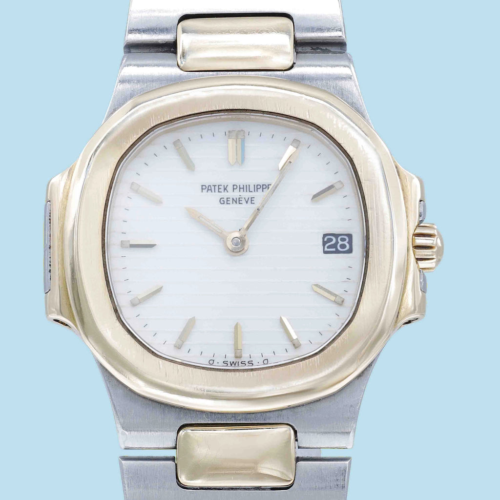 Patek Philippe Nautilus 4700/1 White Dial on Stainless Steel & Yellow Gold