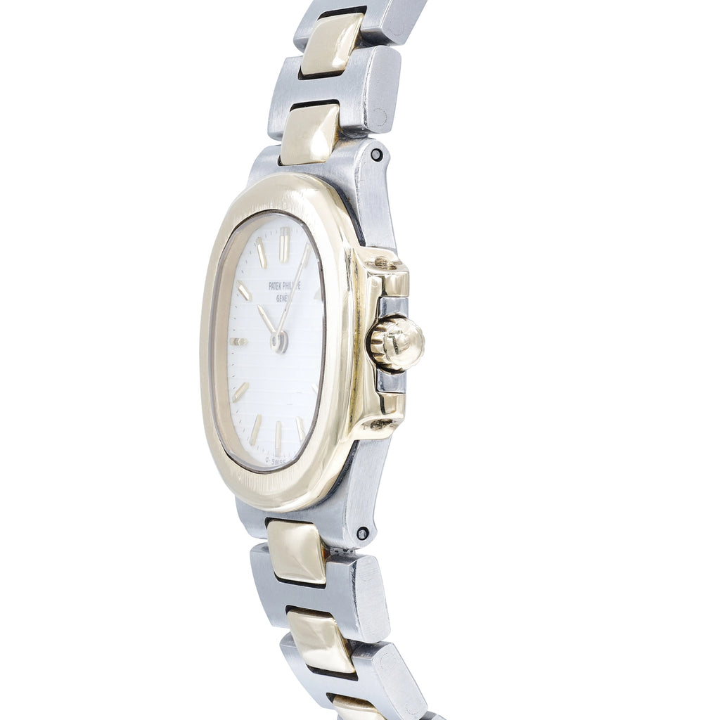 Patek Philippe Nautilus 4700/1 White Dial on Stainless Steel & Yellow Gold