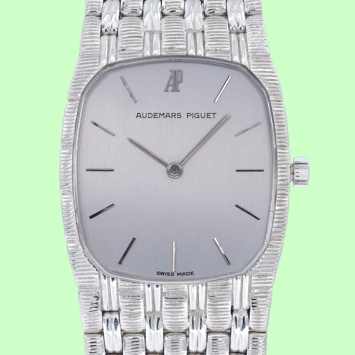 Audemars Piguet Cobra Silver Dial on 18K White Gold