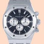 Audemars Piguet Royal Oak Chronograph 26331ST.OO.1220ST.02 Black Dial on Steel Bracelet 2018