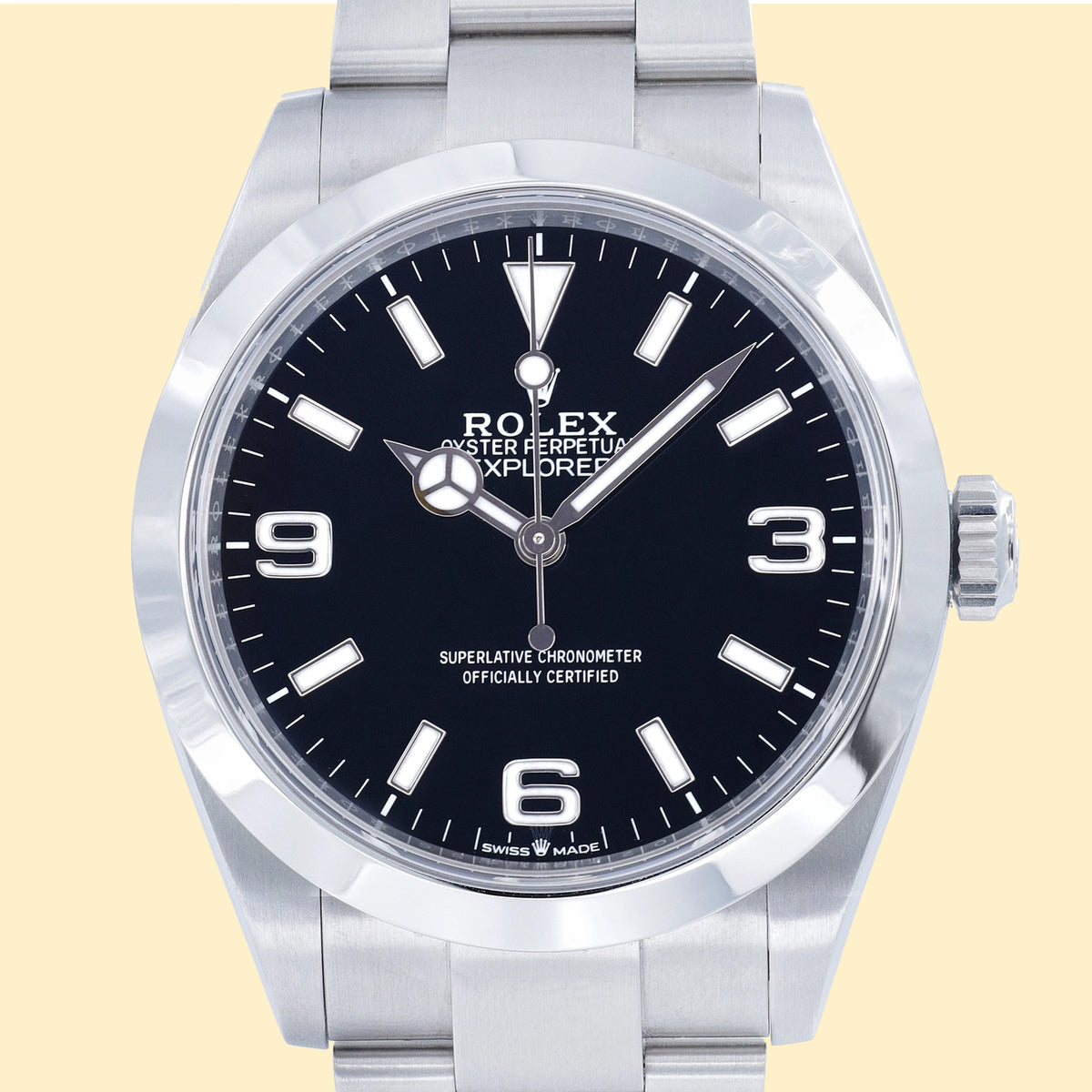 Rolex Explorer 224270 Black Dial on Stainless Steel 2023
