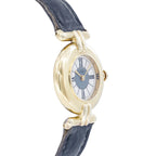 Cartier Colisee 590002 White Dial on Leather