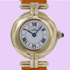 Cartier Colisée 1902 White Dial on Leather