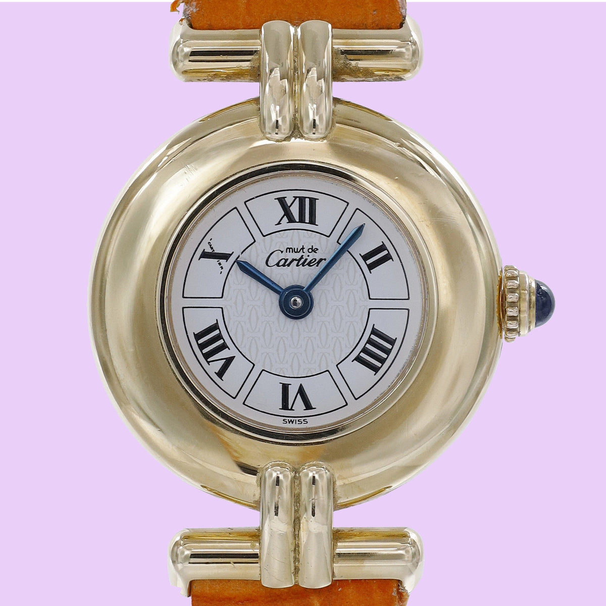 Cartier Colisée 1902 White Dial on Leather