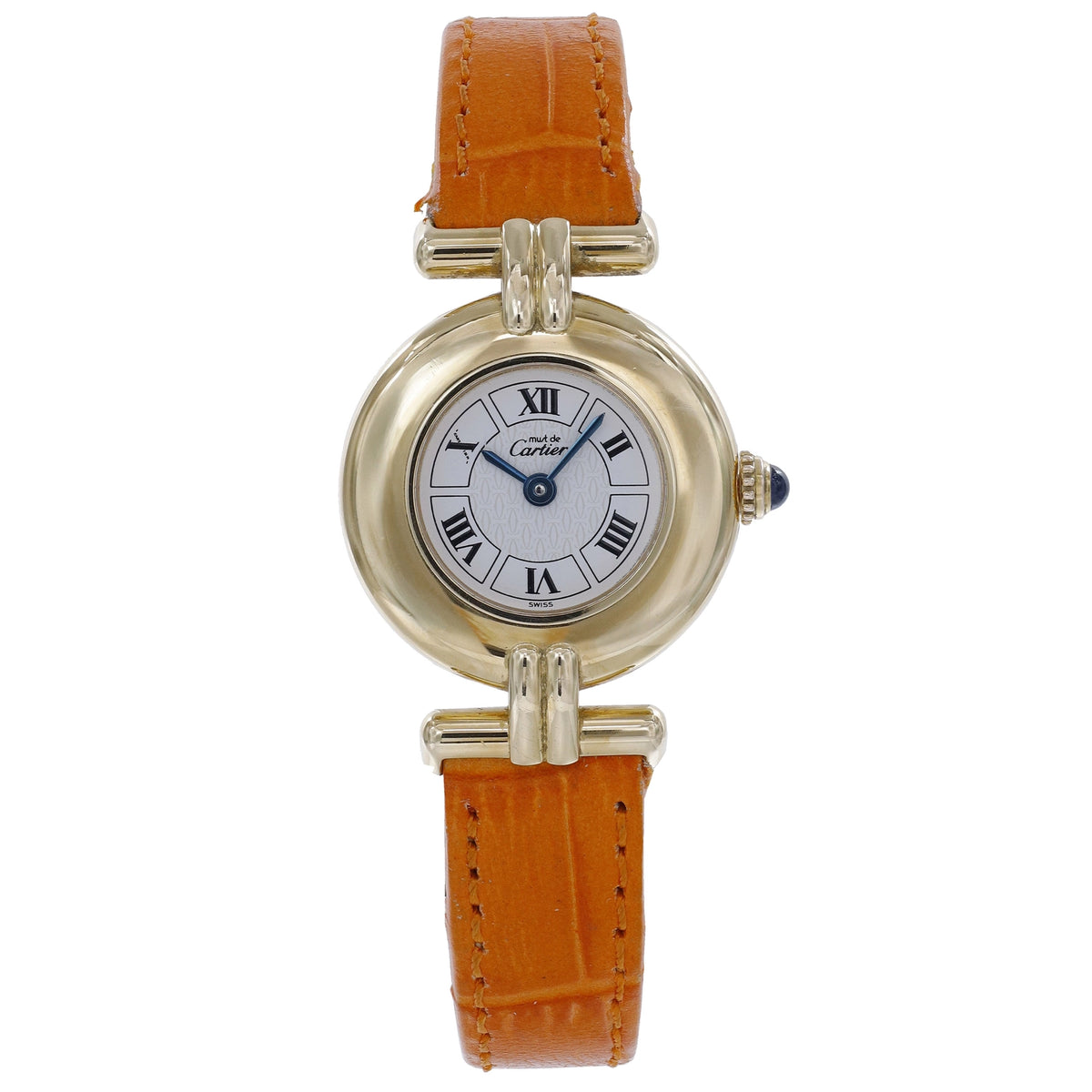 Cartier Colisée 1902 White Dial on Leather