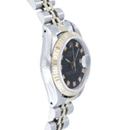 Rolex Datejust Lady 69173 Black Diamond Dial on Jubilee 1990
