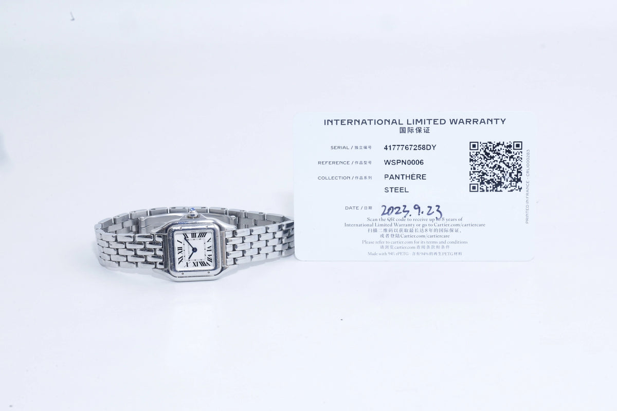 Cartier Panthère WSPN0006 Silver Dial on Bracelet 2023