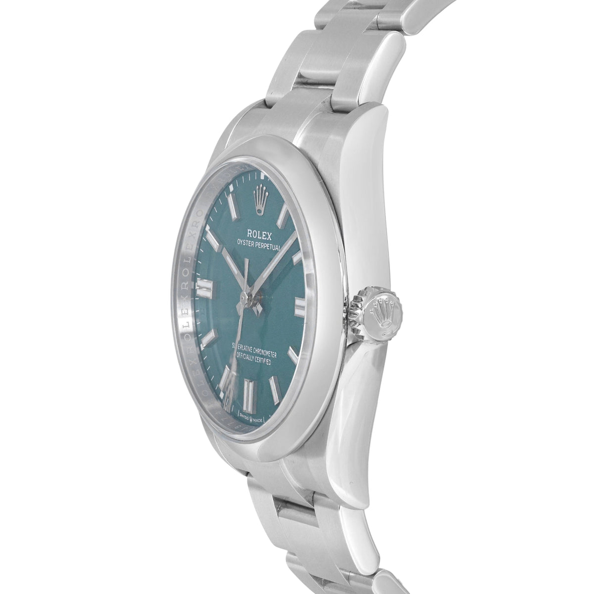Rolex Oyster Perpetual 36 126000 Green Index Dial on Oyster 2025