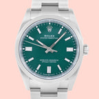 Rolex Oyster Perpetual 36 126000 Green Index Dial on Oyster 2025