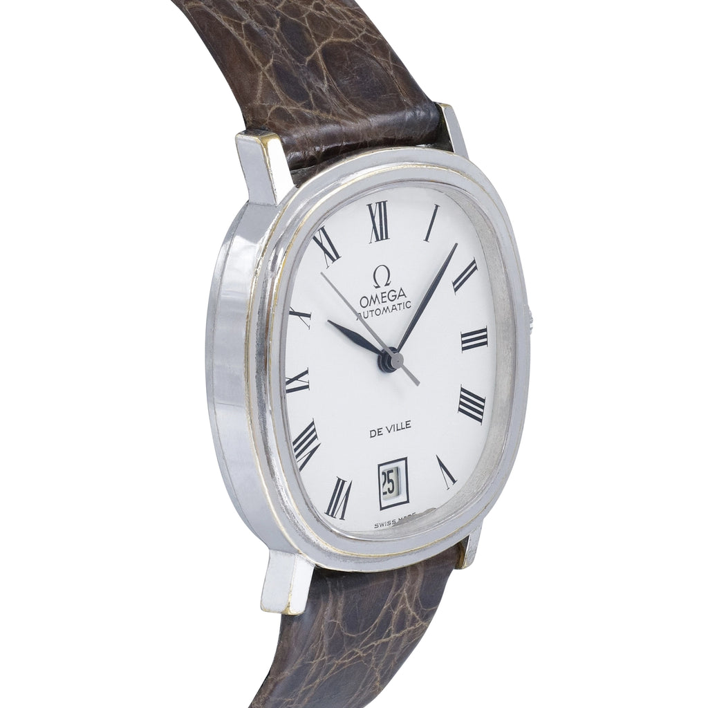 Omega De Ville Automatic 162.00.63 White Leather