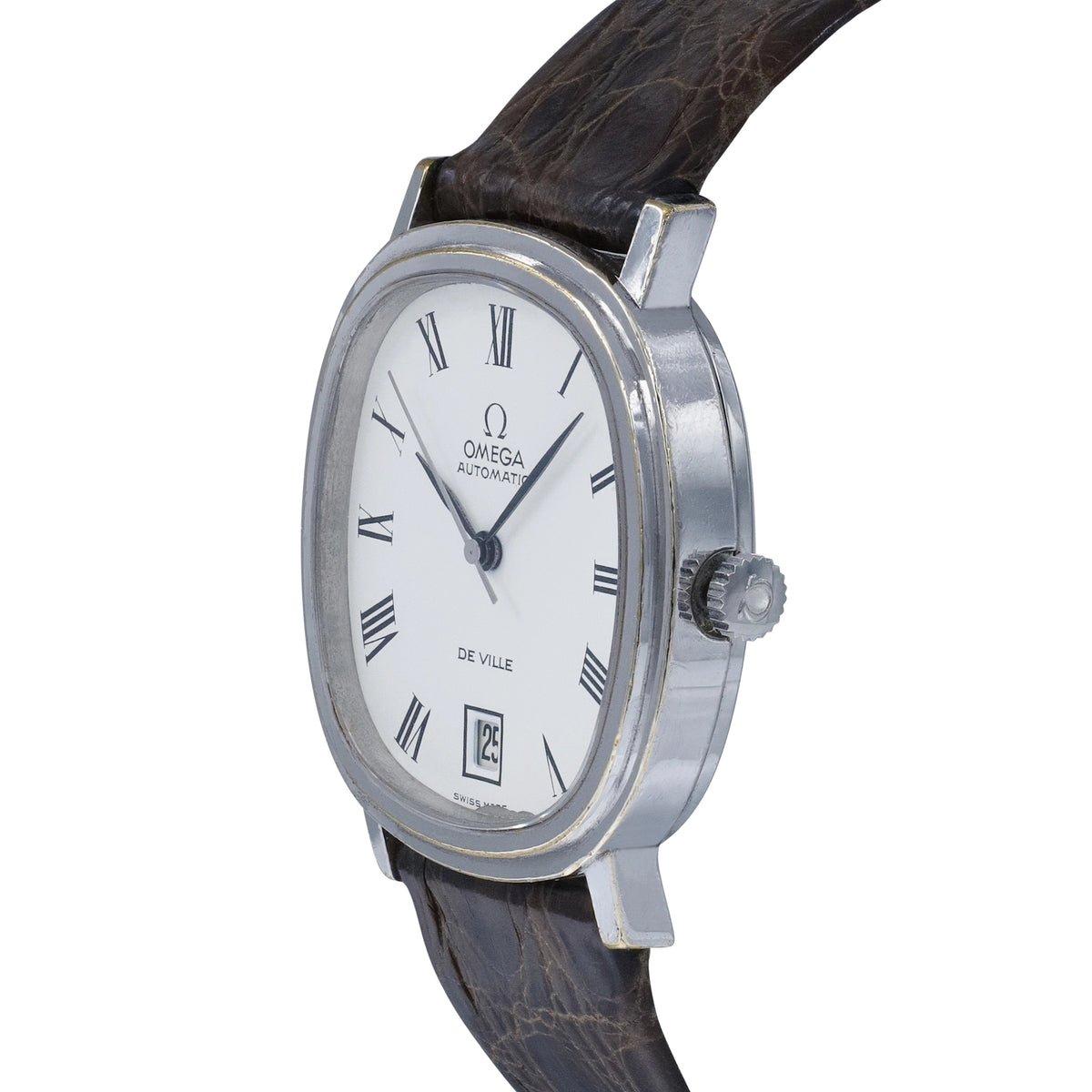 Omega De Ville Automatic 162.00.63 White Leather