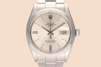 Rolex Oyster Perpetual Date 1500 Silver Dial on Steel 1973