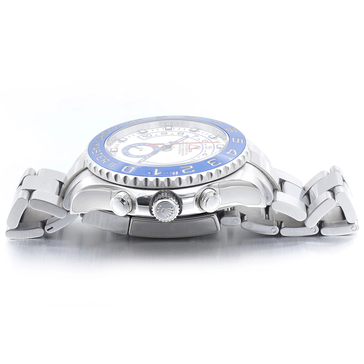 Rolex Yacht-Master II 116680 Matt White Dial on Oyster 2021