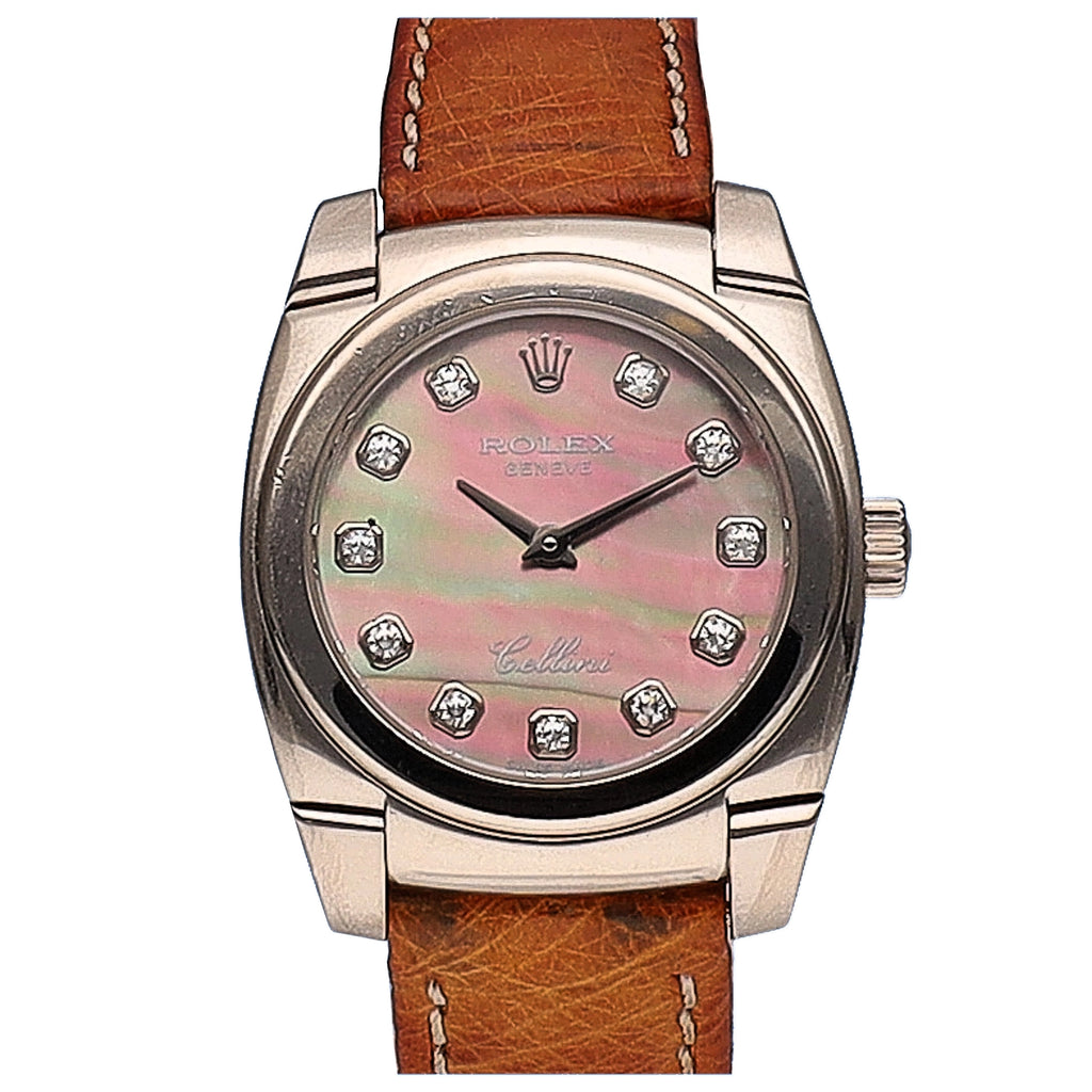 Rolex Cellini 5310 MOP Dial on Leather 2001