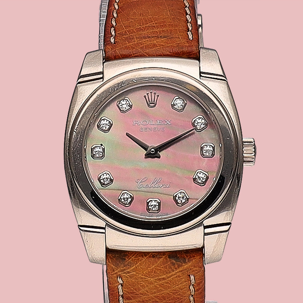 Rolex Cellini 5310 MOP Dial on Leather 2001