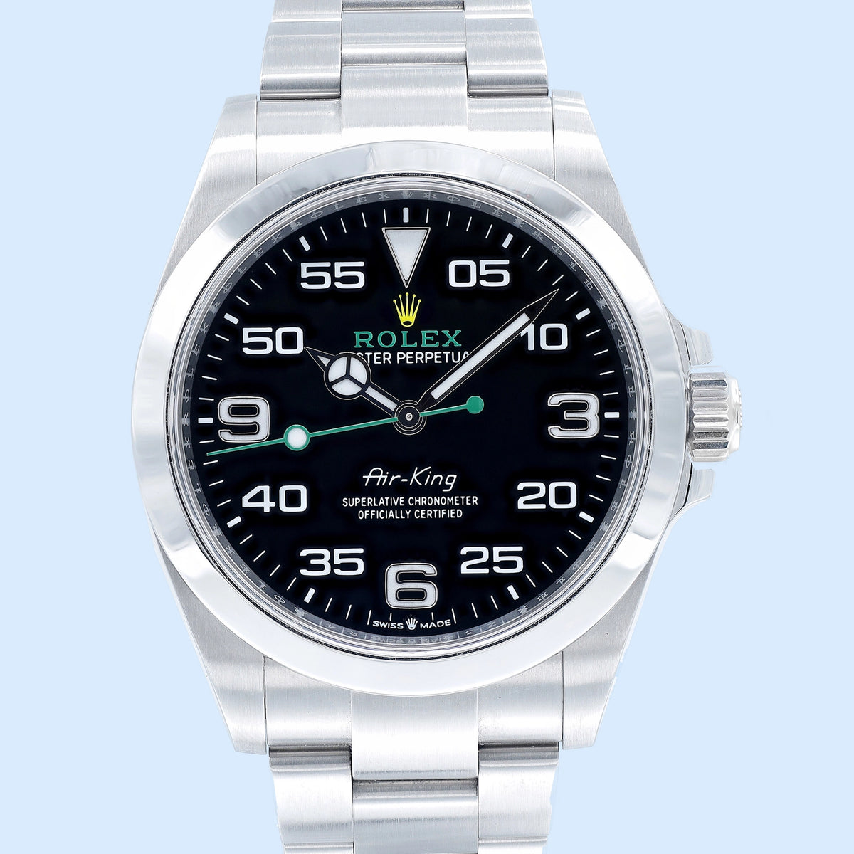 Rolex Air-King 126900 Black Dial on Oyster 2023