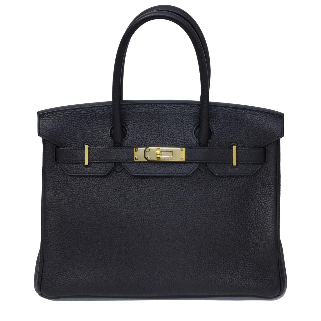 Hermès Birkin 30 Noir Togo Gold Hardware 2015