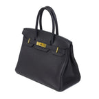 Hermès Birkin 30 Noir Togo Gold Hardware 2015