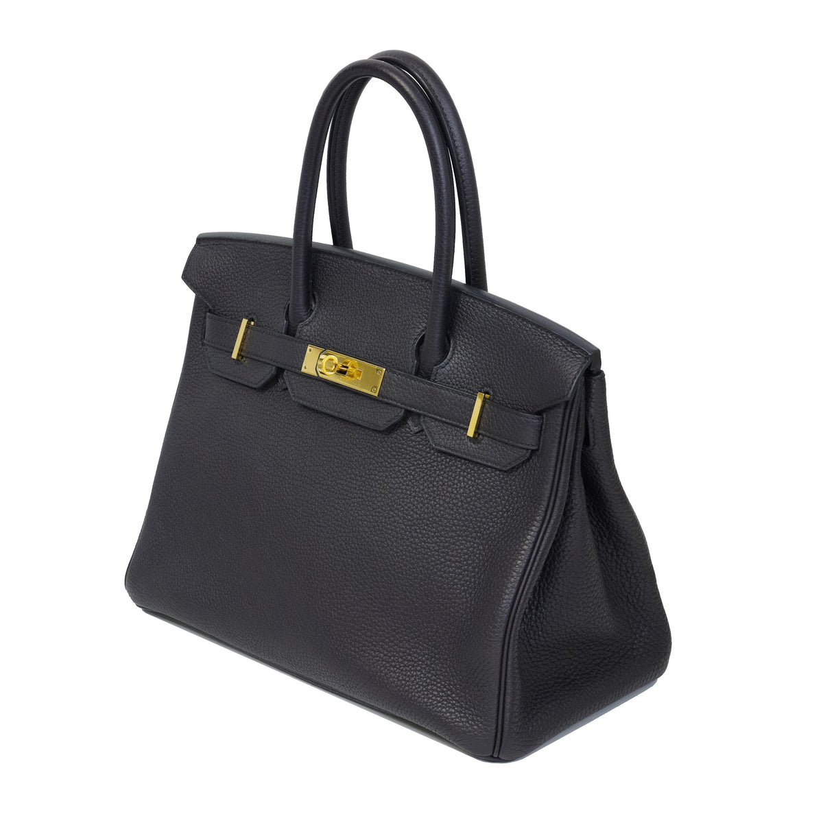 Hermès Birkin 30 Noir Togo Gold Hardware 2015