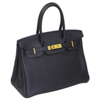 Hermès Birkin 30 Noir Togo Gold Hardware 2015