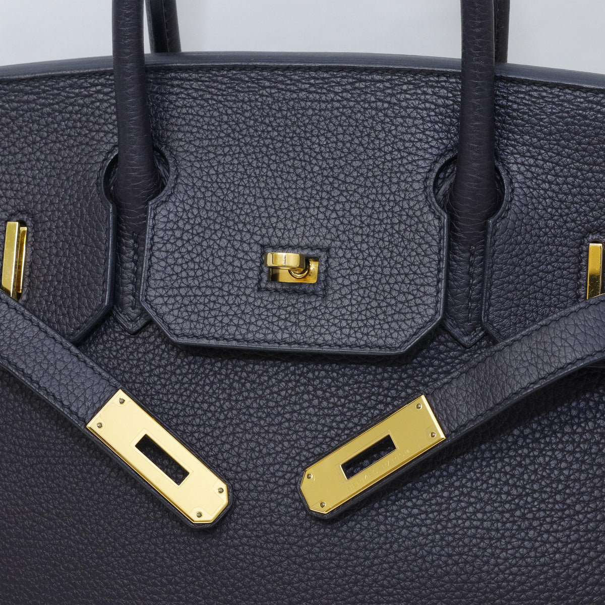 Hermès Birkin 30 Noir Togo Gold Hardware 2015