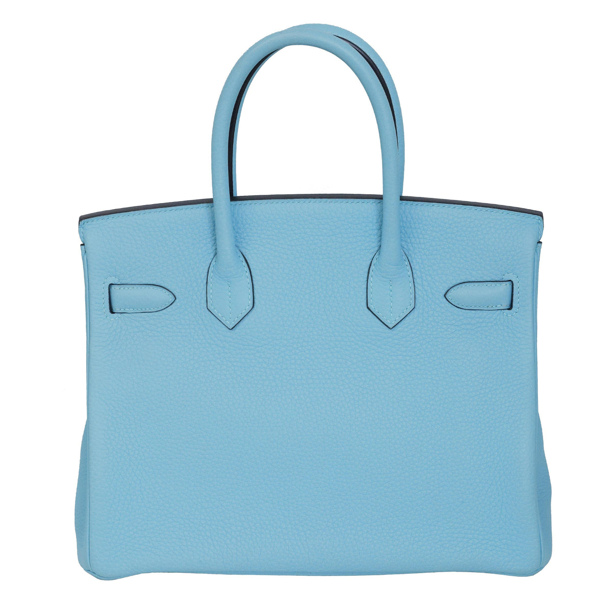 Hermès Birkin 30 Bleu Atoll Togo Palladium Hardware 2017