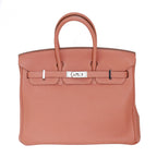 Hermès Birkin 25 Rose Tea Togo Palladium Hardware 2014