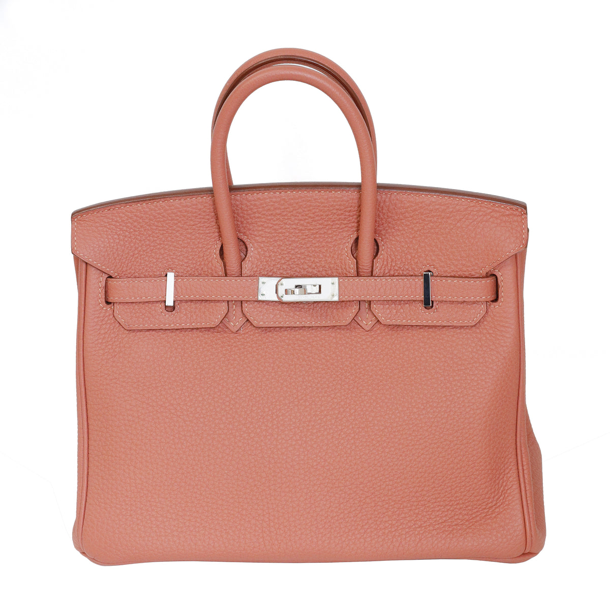 Hermès Birkin 25 Rose Tea Togo Palladium Hardware 2014