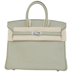Hermès Birkin 25 Sauge Swift Palladium Hardware 2015
