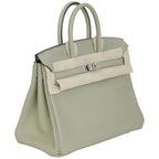 Hermès Birkin 25 Sauge Swift Palladium Hardware 2015