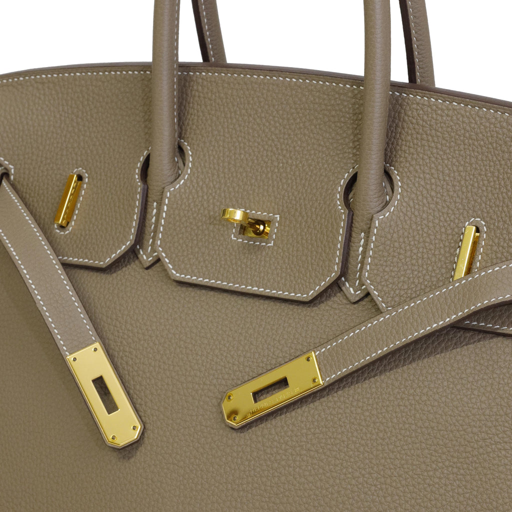 Hermès Birkin 35 Etoupe Togo Gold Hardware 2018