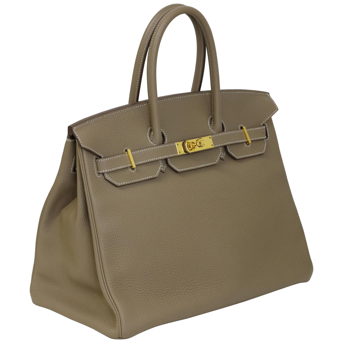 Hermès Birkin 35 Etoupe Togo Gold Hardware 2018