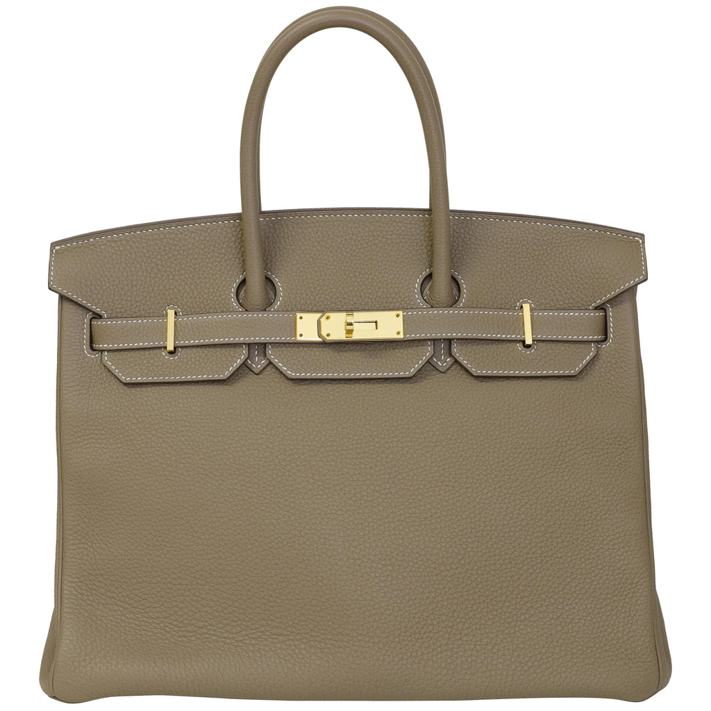 Hermès Birkin 35 Etoupe Togo Gold Hardware 2018