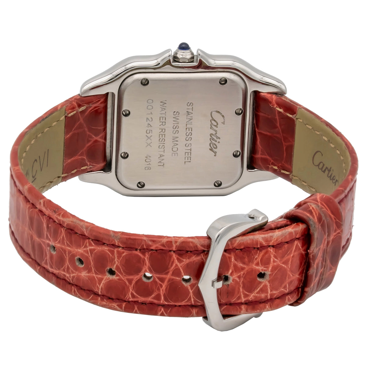 Cartier Panthère W4PN0008 Silver Dial on Leather