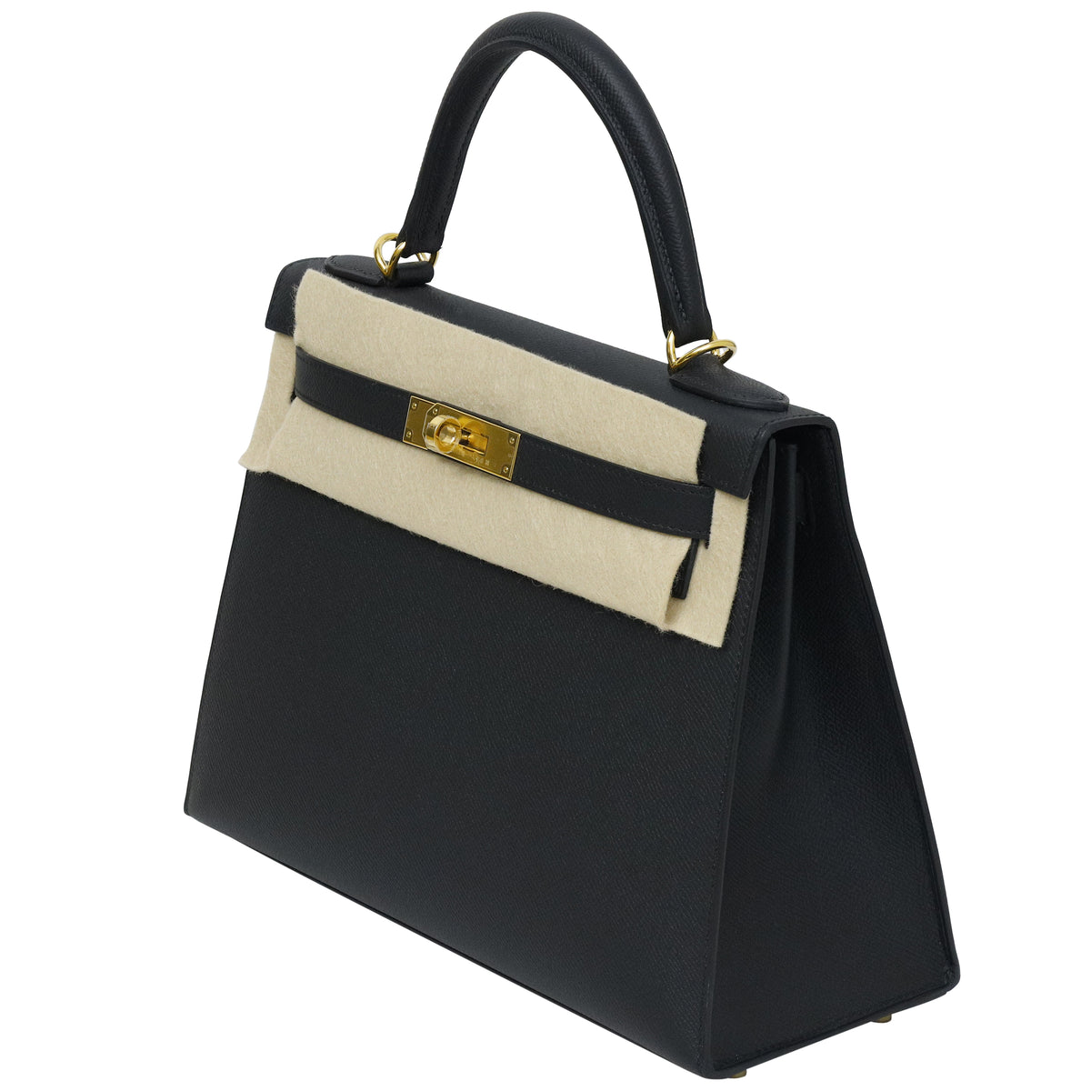 Hermes Kelly II Sellier 28 Epsom Calfskin 69 Noir