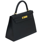 Hermes Kelly II Sellier 28 Epsom Calfskin 69 Noir