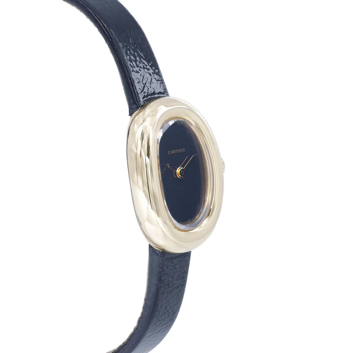 Cartier Baignoire Mini WGBA0040 Black Dial on Leather 2026