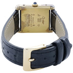 Cartier Tank Black Dial on Leather