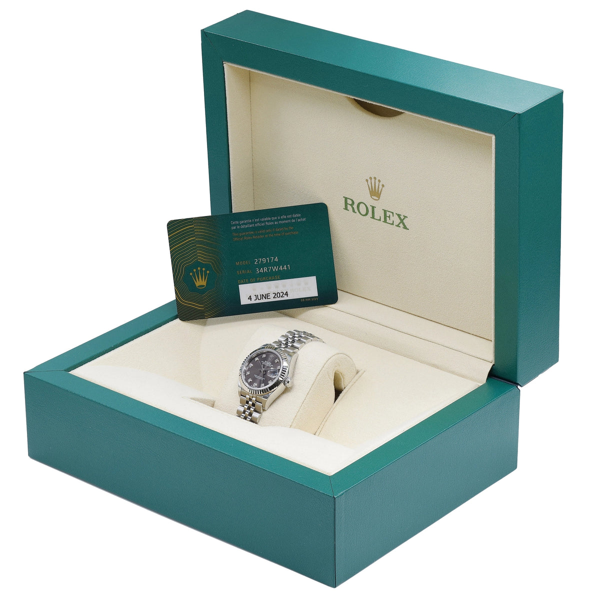 Rolex Lady-Datejust 279174 Grey Dial on Stainless Steel 2024