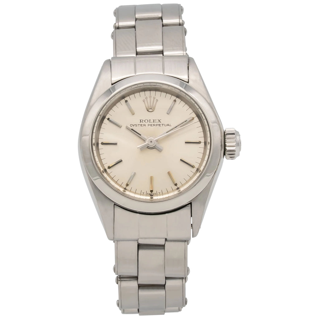 Rolex Oyster Perpetual 6618 Silver Dial on Stainless Steel 1972