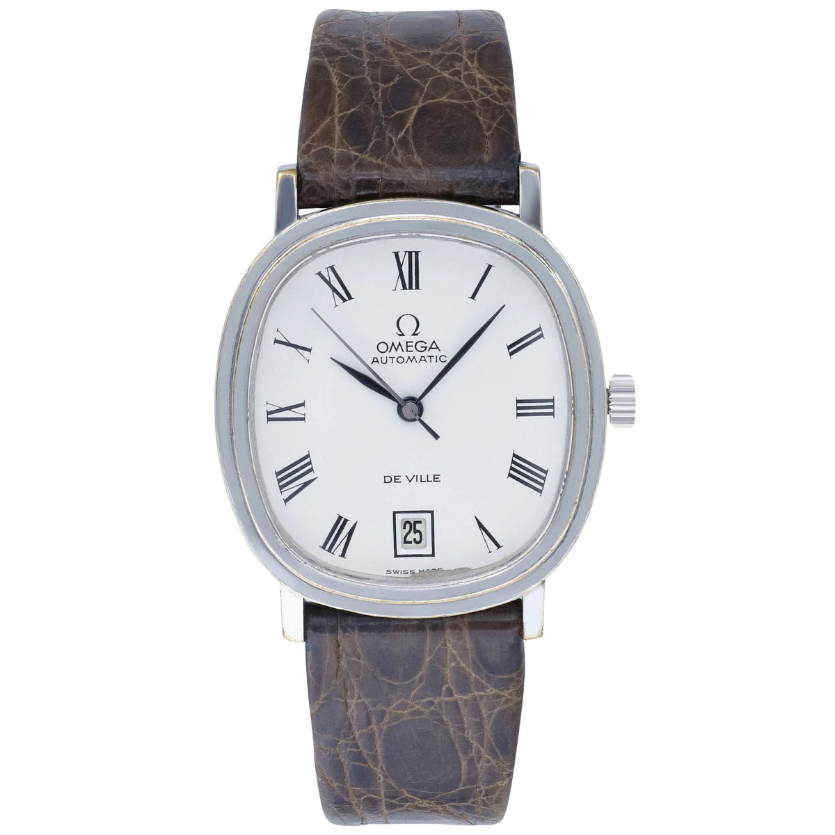 Omega De Ville Automatic 162.00.63 White Leather