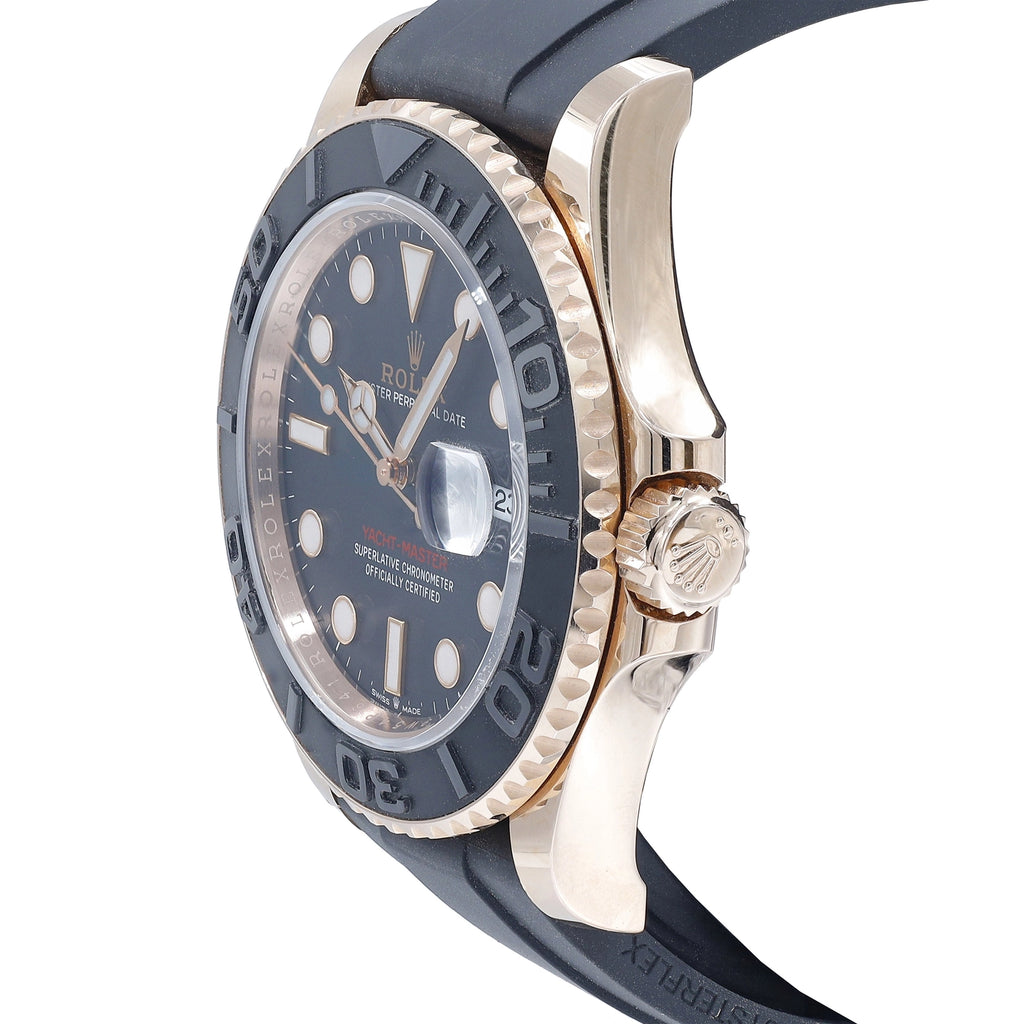Rolex Yacht-Master 126655 Black Dial on Rubber 2022