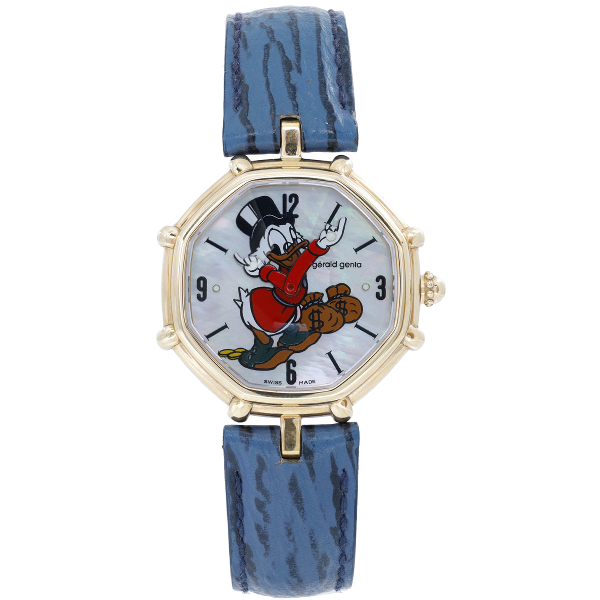 Gérald Genta Retro Fantasy G.3250.7 Mother of Pearl Dial on Leather